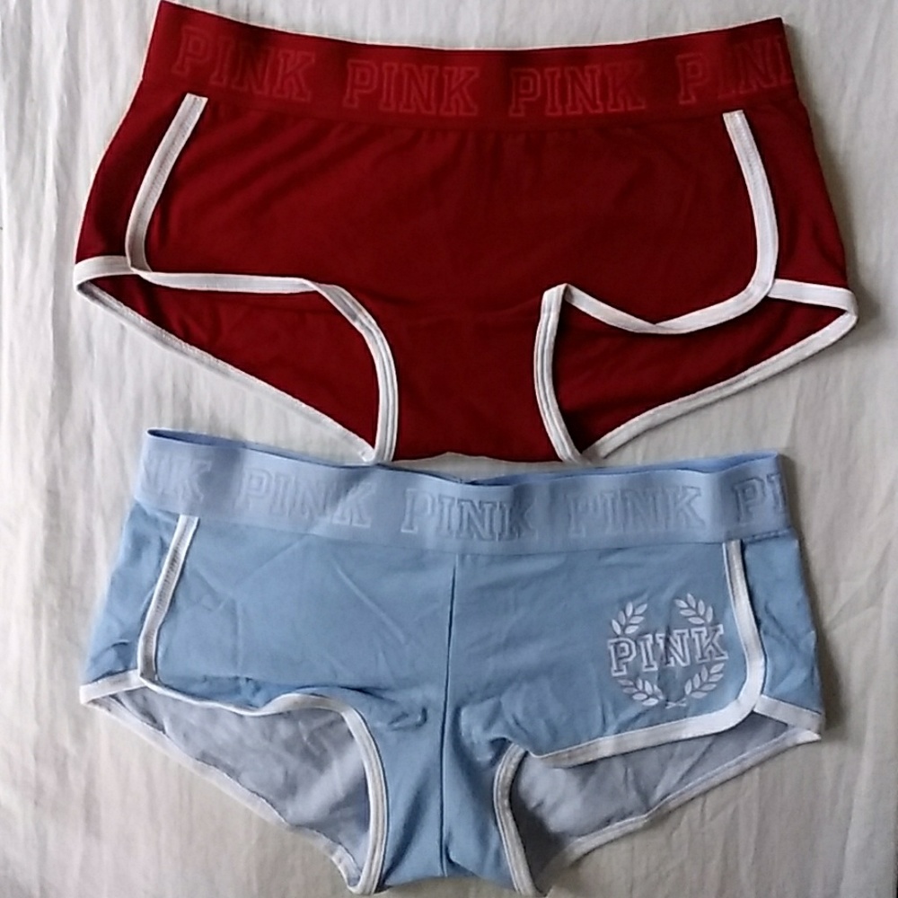 Pink Low Rise Boyshorts - Picture 1 of 6